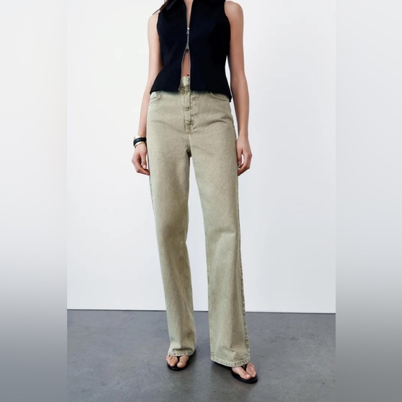 ZARA high waist full length jeans size 4 - Picture 1 of 12